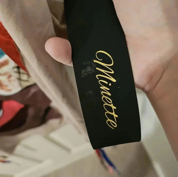 Minette NWT Woman Of Color With Ice Cream Cone Eyes Fashion Sleeves Plus Size 2X - Picture 6 of 7